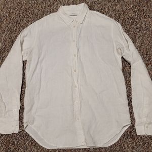 Everlane linen button up shirt
